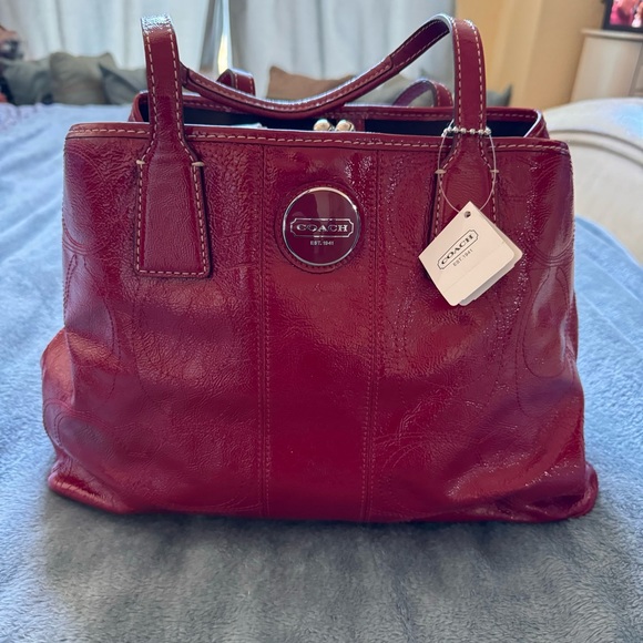 Coach - Red Handbag - NWT  New With Tags - Picture 1 of 6